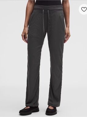 lululemon Dark Gray Dance Stdio Mid Rise Pant 10 regular